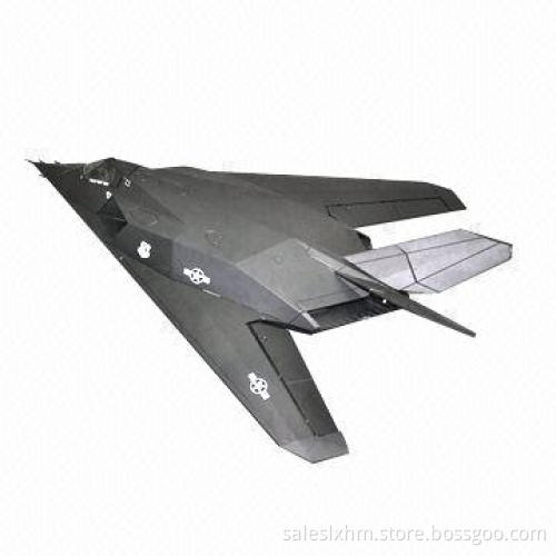 F 117 RC toy airplane, 70mm EDF, movable vertical fin, CE-certified